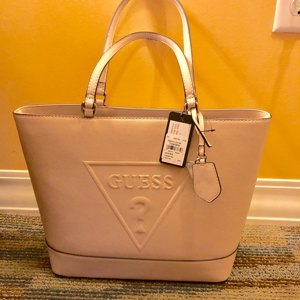 Guess purse. Bone